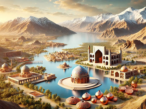 نقشه استان زنجان