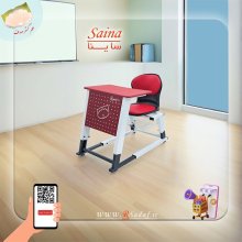 میز و صندلی تک نفره مدل ساینا مناسب دانش‌آموزان ویژه مدارس با طراحی شیک و مدرن  تولیدی علم گستر صدف