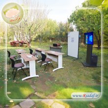 میز و صندلی دانش آموزی و آموزشی ویستریا ،طراحی مدرن و ارگونومیک. مناسب برای مدارس و آموزشگاه‌ها. تولیدی علم گستر صدف