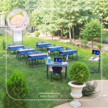 میز و صندلی آموزشی مدل کارن مناسب دانش‌آموزان، ویژه مدارس – تولیدی علم گستر صدف