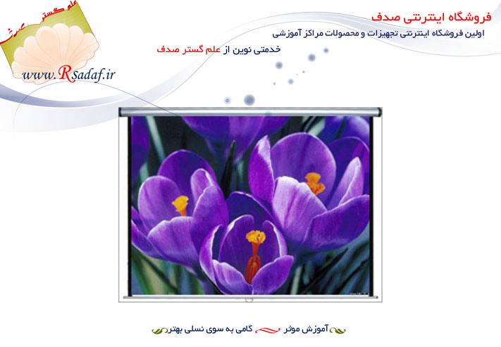 پرده نمایش سقفی 2در2