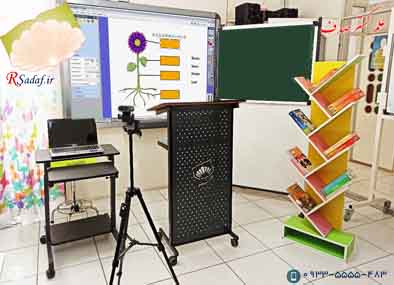 نمونه پروژه تجهیزات آموزش آنلاین در یکی از مدارس قزوين